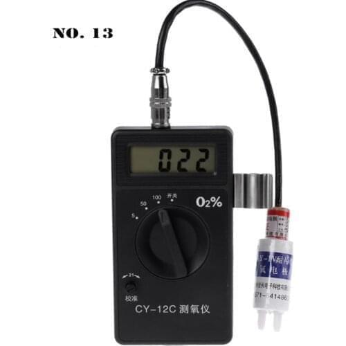 Profession CY-12 CO2 Oxygen Concentration Content Tester Oxygen Detector Monitor Meter Pro qyh 2020 Oxygen Measuring Instrument