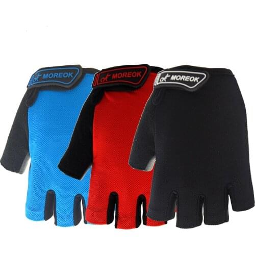 Shockproof Lycra Cycling Glove Half Finger Summer Anti-sweat Mountain Road Bike Gloves Gel MTB Tactical Riding Bicycle Mittens