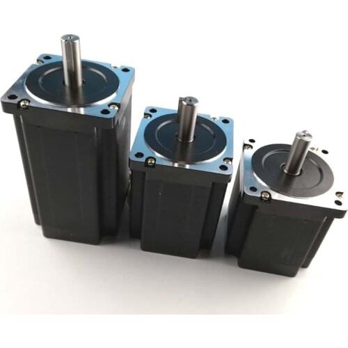 NEMA 34 CNC stepper motor 86X98mm/114mm/155mm 8.7 N.m 6A D14mm Nema34 stepping motor 1240Oz-in for CNC engraving machine