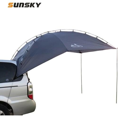 Car Trunk Tent Sunshade Waterproof Car SUV Tail Extension Tent for Self-Driving Tour Barbecue Camping Picnic Tent Supplies