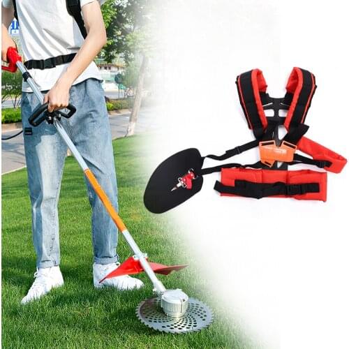 Universal Lawn Mower Strap Adjustable Trimmer Double Shoulder Strap Lawn Mower Waist Belt Lawn Mower Straps For Brush Cutter