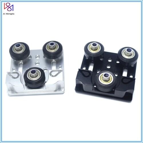 V-slot Openbuilds X-axis Slider Aluminum Plate Buckle 2020 Aluminum Profile Slider Plate With Timing Belt Buckle For 3d Printer