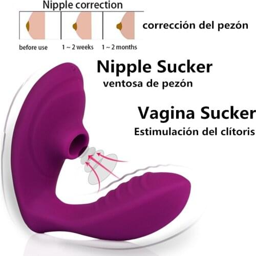 Strong Sucking Vibration Clitoris Sucker Dildo Vibrator Adult Sex Toys for Woman Clit Sucker Stimulator Vagina Nipple Sucker