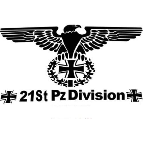 World War II modified car stickers, waterproof bumper, German military standard cross totem, anti ultraviolet, pvc30cm X 17cm