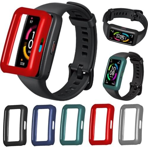 Hard PC Protective Shell Frame For Huawei Honor Band 6 Smart Watch Protective Case Cover