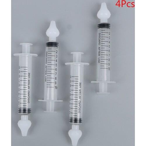4pcs 10ml Baby Care Nose Clean Needle Tube Infant Nasal Cleaner Nasal Washer