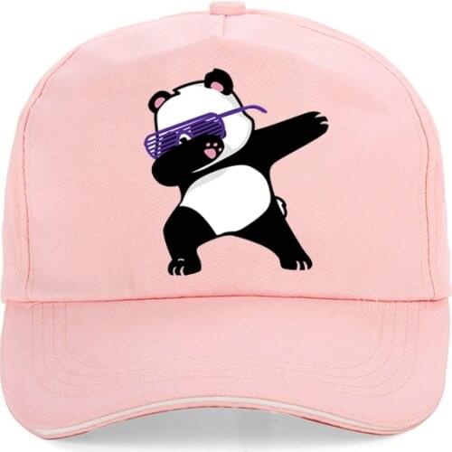 New Cartoon Melancholy Panda Baseball Cap Curved Bill Dad Hat men women 100% Cotton golf snapback hats