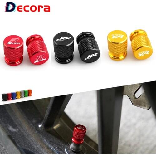 For BMW S1000R S1000XR S1000RR S1000 R/RR/XR All Years CNC Motorcycle Wheel Tyre Valve Airtight Caps Tire Air Port Covers