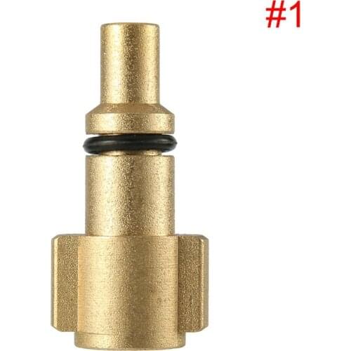 High-Pressure Car Wash Water Gun Foam Pot Adapter Pure Copper Turn 1/4 Pair Of Silk Pa Pot Quick Insert 1/4 Joint Accessories