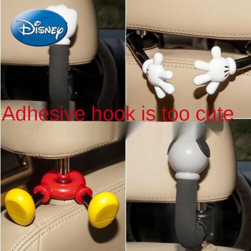 Disney Mickey Mouse Minnie Creative Cute Car Hook Car Car Multi-function Seat Back Car Hidden Storage Dedicated