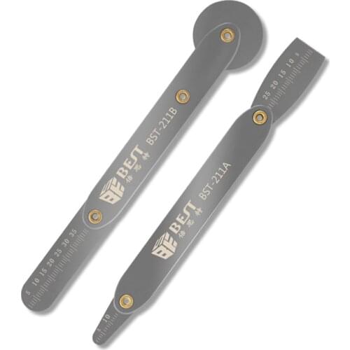 Mobile Phone LCD Screen Back Cover Crowbar Opener with Ruler Universal Steel Roller Disassemble Prying Tools Set for iMac iPhone