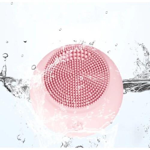 Portable Sonic Electric Silicone Facial Cleansing Devices Waterproof Oil Control for Pimple Skin Remove Pore Dirt & Black Heads