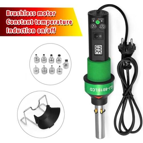 Portable Constant Temperature Hot Air Gun With Brushless Fan Set Digital Control Display Hot Air Gun For Desoldering And Welding