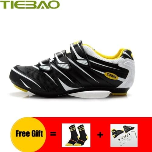 TIEBAO men women road bike shoes sapatilha ciclismo cycling sneakers breathable self-locking cleats outdoor cycling shoes