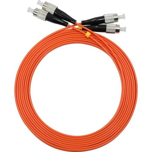YOUYSI 10PCS 1000Mbps Multimode fiber jumper FC-FC fiber patch cord FC/UPC-FC/UPC MM Duplex OM2 1m 2m 3m 5m 10m