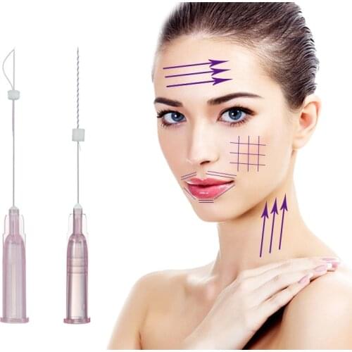 Wholesale Pdo Pcl Mono Screw Thread Lifting Filling Wrinkles Removal Skin Tighten 50pcs/Bag Sterile Package For Face Body