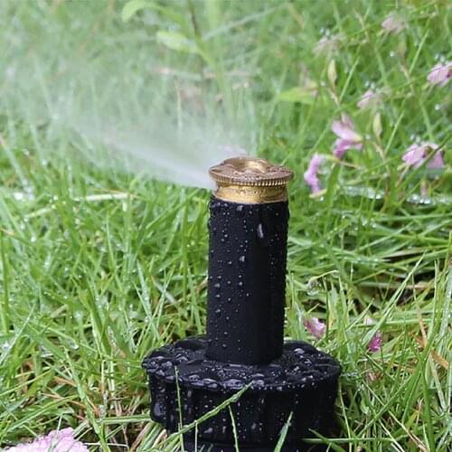90-360° Pop Up Spray Sprinklers Nozzle Automatic Watering Lawn Garden Irrigation
