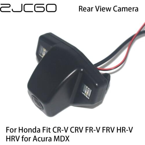 ZJCGO Car Rear View Reverse Back Up Parking Camera for Honda Fit CR-V CRV FR-V FRV HR-V HRV for Acura MDX