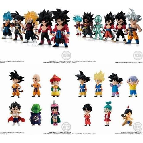 Bandai Box Egg Dragon Ball ADVERGE Goku EX Gohan Goten Vegeta Bick HERO Broly Decoration Gift