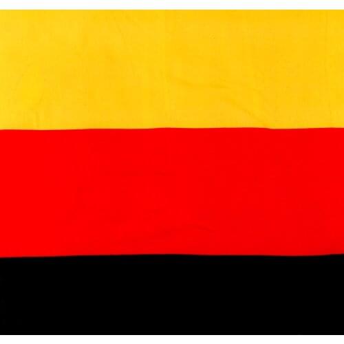 WINFOX New Hip Hop Cotton Black Red Yellow Germany Flag Bandana For Mens Womens