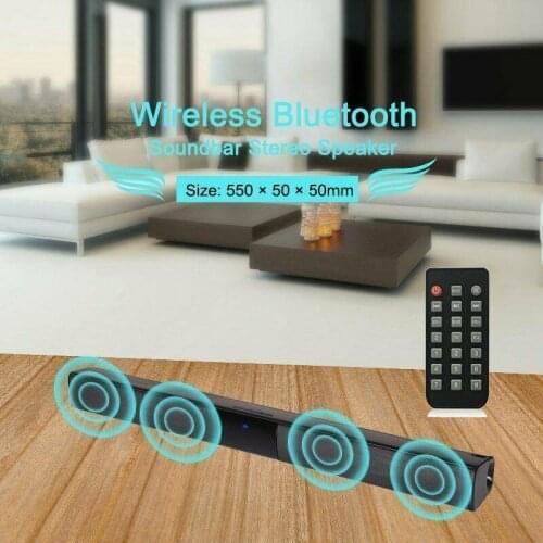 Wireless Soundbar With Bluetooth HiMISS Bluetooth Sound Bar Speaker System TV Home Theater Soundbar Subwoofer