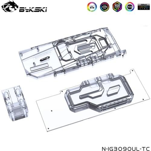 Bykski Backplate Full Kit Water Cooling Block For Colorful iGame Geforce RTX 3090/3080 Advanced Ultra OC 10G,N-IG3090UL-TC