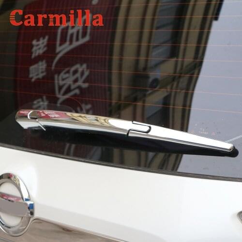 Carmilla ABS Chrome Rear Wiper Trim Sticker Window Protection Wiper Cover For Nissan Rogue X-Trail Xtrail T32 2013 - 2019