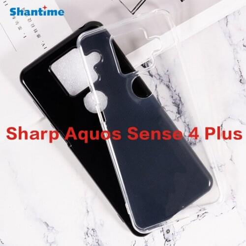 For Sharp Aquos Sense 4 Plus Gel Pudding Silicone Phone Protective Back Shell For Sharp Aquos Sense 4 Plus Soft TPU Case