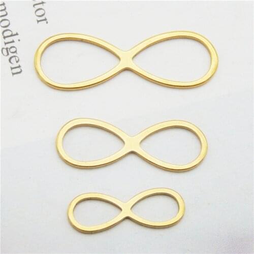Zinc Alloy Gold Trendy Charms Inifinity Pendant Bracelet Connector Charms For DIY Jewelry Making Finding Accessories12pcs/lot