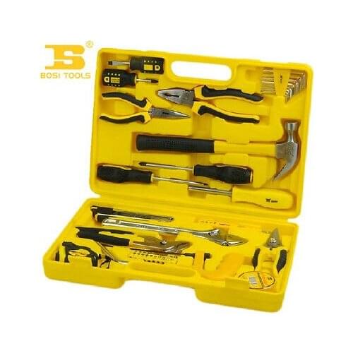 CR-V Steel Forged BOSI Professional Tools 35pcs Home Owners Tool Set