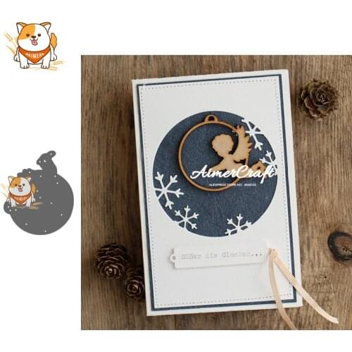 Baby Angel Circle Metal Cutting Dies Scrapbooking Stencil For DIY Paper Card Decorative Embossing Die Cut Craft Dies New 2019