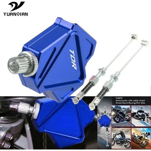 Motorcycle CNC Aluminum Stunt Clutch Lever Easy Pull Cable System For YAMAHA TDR125 TDR240 TDR250 TDR 125 240 250 1988-2002 2001