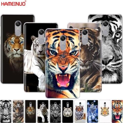 HAMEINUO animal tiger Cover phone Case for Xiaomi redmi 5 4 1 1s 2 3 3s pro PLUS redmi note 4 4X 4A 5A