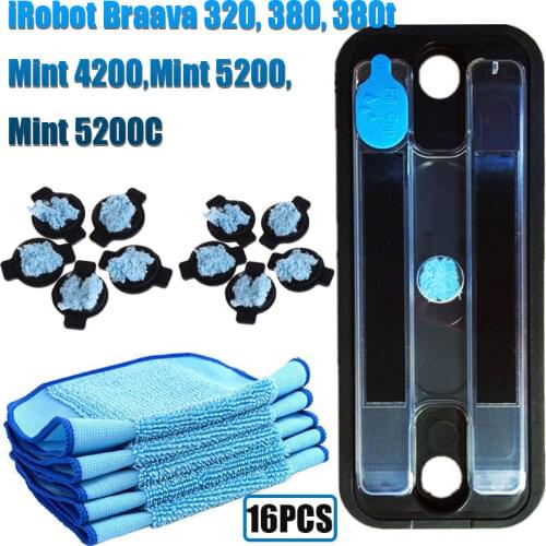 Replacement Parts Kit Reservoir Pad iRobot Braava 320 380 Mint 4200 5200 Mopping Robot Vacuum CleanerReplenishment Reservior