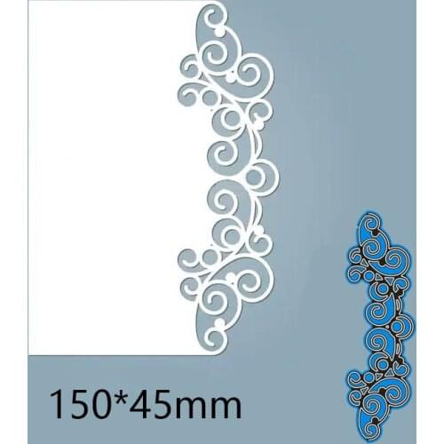 150*45mm Creative lace Metal Cutting Dies for decor card DIY Scrapbooking stencil Paper Album template Dies