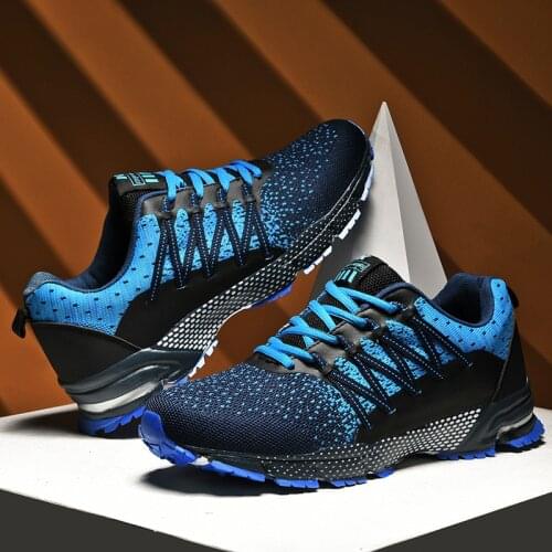 Men Running Shoes Breathable Outdoor Sports Shoes Lightweight Sneakers for Mens Comfortable Athletic Training Jogging Footwear