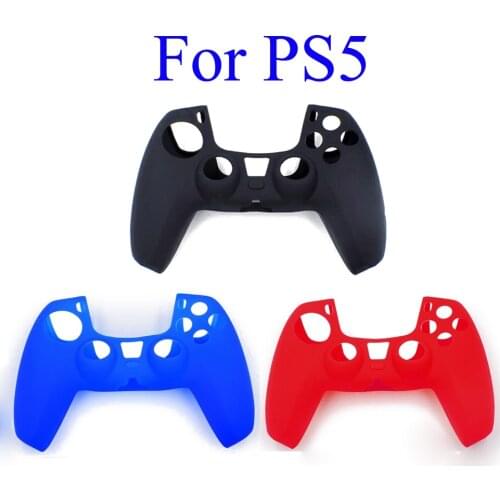 YuXi Soft Silicone Gamepad Protective Case Cover Game Pad Joystick Case for SONY Playstation 5 PS5 Game Controller Skin Guard