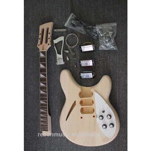 Weifang Rebon 12 string Ricken unfinished DIY electric guitar kit