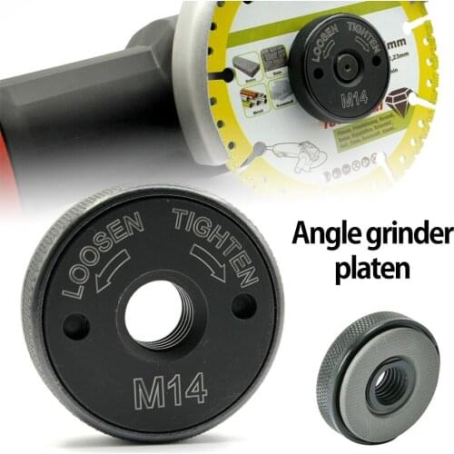 M14 Thread Inner Outer Flange Nut Set Quick Release Nut Power Replacement for Angle Grinders Cutting Machines