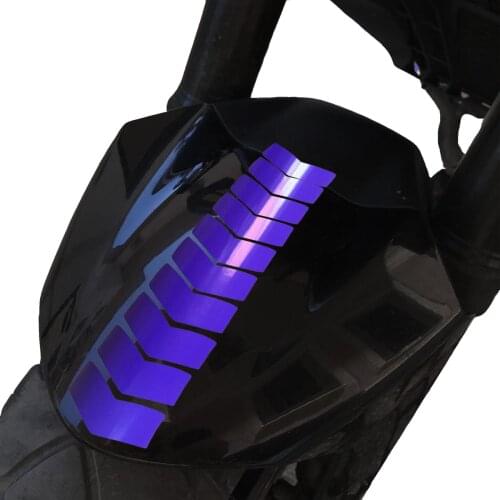 Arrow Design Eggplant Purple 3mudguard Helmet Sticker CinarExtreme