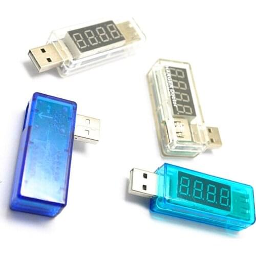 USB Tester Current Voltage Charger Capacity Tester Volt Current Voltage Meter Time Display Mobile Power Detector Battery Test