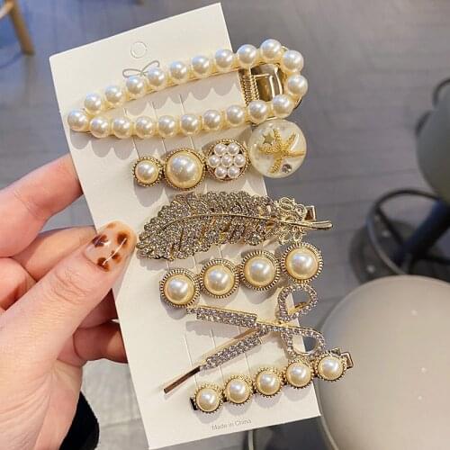 2020 Hair Clip For Women Girl Hair Pins Feather Butterfly Irregular Hairpin Clips Women Barrettes Fashion Hair Accessories