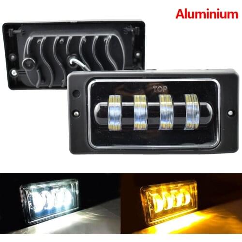 1pair Waterproof 30W 3000K 6000K White Amber Led Fog Light Fog Passing Light For Lada 2110-2117 Cars Front Fog Lamp