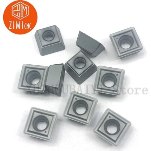 10pcs SPMG07T308-NM Square CNC Knife U Drill Blade Water Jet Drill Quick Drill Deep Hole Drill Blade Violent Drill Blade