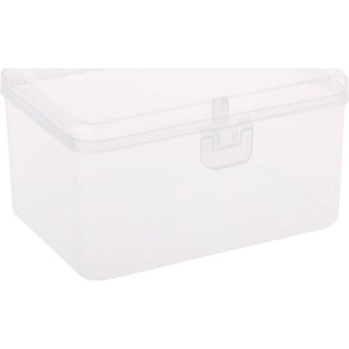 2020 Small Transparent Storage Box Cards Chip Hardware Case Holder Jewelry Organizer