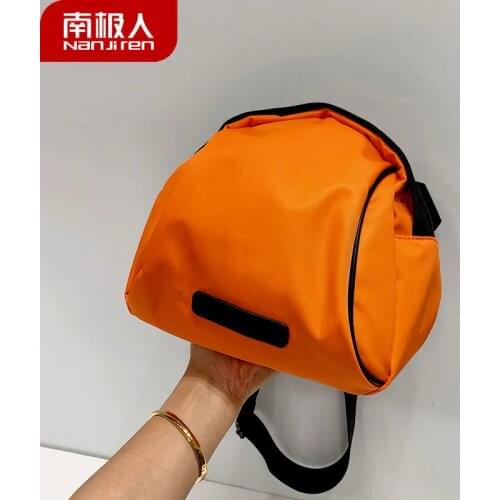 2021 nylon designer dumpling crossbody bag casual teenager girl Oxford canvas bag fluorescent green shoulder bag for women