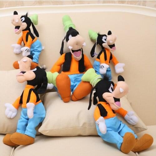 30-70cm 1pcs Cartoon Goofy Dolls Dog Plush Toy Goofy Dog Stuffed Plush Toy Soft Good Quality Kawaii Dog with Hat Boys Doll