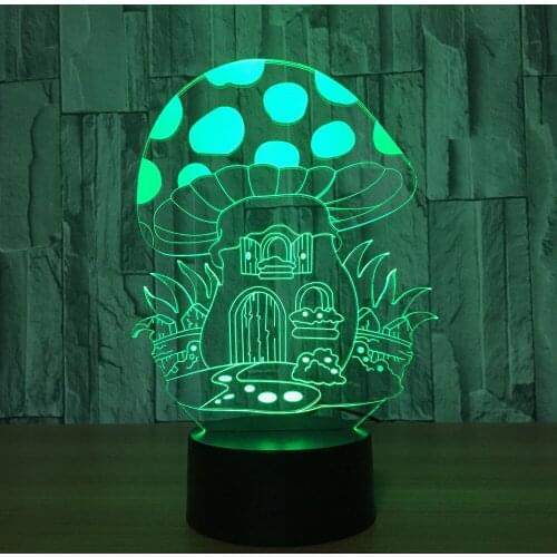 7 color change 3D desk lamp Luminaria De Mesa Moderne Lighting Table Lamps Remote Touch switch Christmas 3D night light