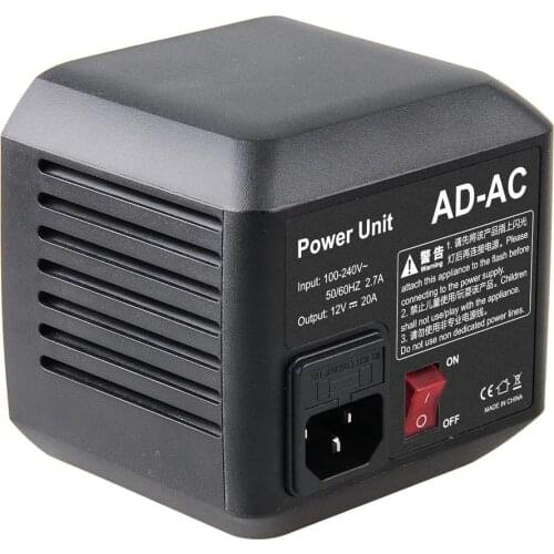 Godox AD-AC Power Source Adapter Unit with 5M Cable for Godox AD600 AD600M AD600B AD600BM Flashpoint XPLOR 600 Flash