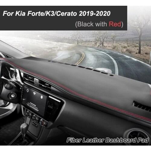 For Kia Forte 2019 2020 Bd Cerato K3 Anti-Slip Mat Dashboard Cover Pad Sunshade Dashmat Protect Carpet Car Accessories